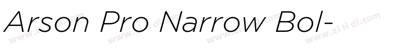 Arson Pro Narrow Bol字体转换 Arson Pro Narrow Bol字体转换